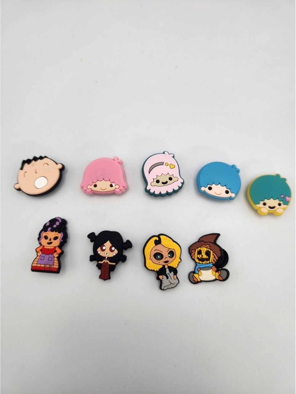 Anime Cartoon Character Shoe Charms Jibbitz Style Set of 9 Collectible B6